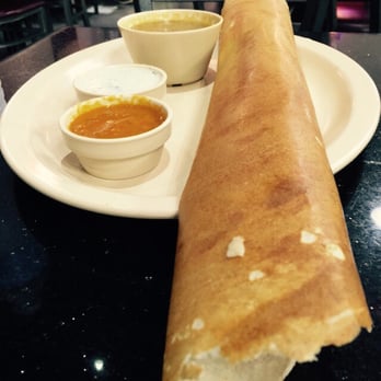 Rasraj - They must have a very large pan to make this 20 inch Masala Dosa - Asian Fusion Near Me - Artesia, California