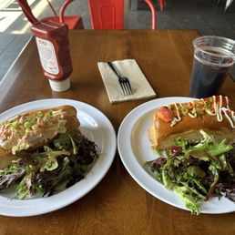 Connecticut Lobster Roll and New England Lobster Roll.