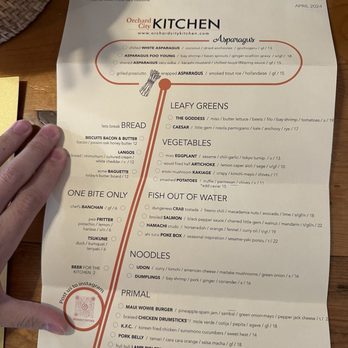 Orchard City Kitchen - Menu - New American Near Me - Campbell, California