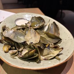 Leftover from Grilled Artichokes