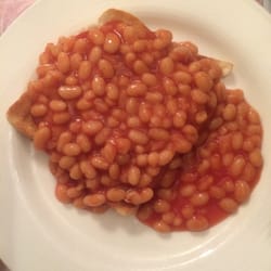 Station House - baked beans on toast