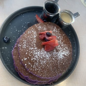 Mala Ocean Tavern - Ube pancakes - Seafood Near Me - Lahaina, Hawaii Mala Ocean Tavern - Ube pancakes - Seafood Near Me - Lahaina, Hawaii