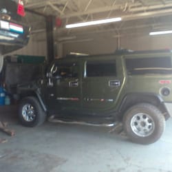 Logan Square Auto Care - Hummer waiting for new exhaust manifold bolts.