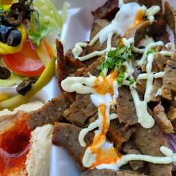 Beef Gyros Plate Beef Gyros Plate