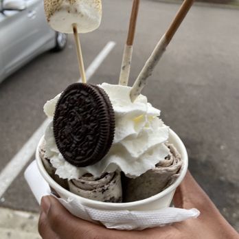 Poke World - Rolled ice cream (Oreo) - Bubble Tea Near Me - Cordova, Tennessee