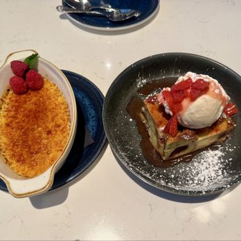 Charley Chesapeake Chophouse & Bar - Crème brûlée and bread pudding - American Near Me - Gaithersburg, Maryland Charley Chesapeake Chophouse & Bar - Crème brûlée and bread pudding - American Near Me - Gaithersburg, Maryland