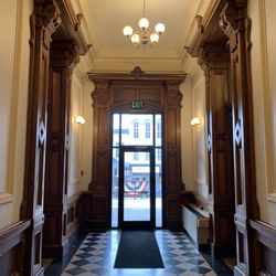 Montgomery County Courthouse - Beautiful walnut woodwork