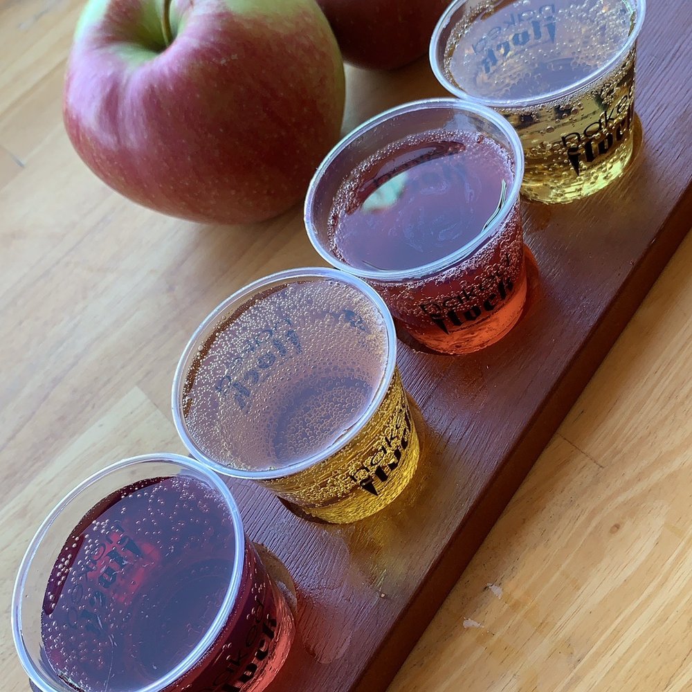 Apple Dave’s Orchards - Cider tasting flight - Fruits & Veggies Near Me - Warwick, New York