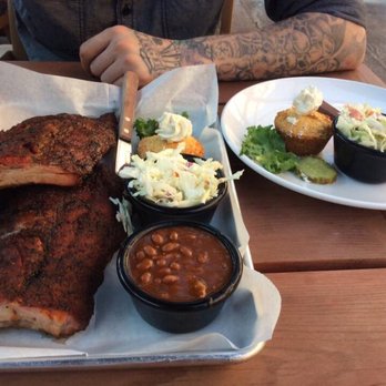 Double B's BBQ - Split rib meal. - Barbeque Near Me - West Allis, Wisconsin