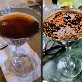 Three Monkeys Cafe - 3 Monkey's Espresso Martini on the left - New American Near Me - Philadelphia, Pennsylvania