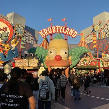 The Simpsons Ride - Entrance - Amusement Parks Near Me - Universal City, California