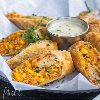 Rock & Brews - Tustin - South X Southwest Egg Rolls - New American Near Me - Tustin, California Rock & Brews - Tustin - South X Southwest Egg Rolls - New American Near Me - Tustin, California