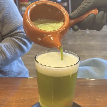HINODEYA Ramen Japantown - matcha beer - Ramen Near Me - San Francisco, California HINODEYA Ramen Japantown - matcha beer - Ramen Near Me - San Francisco, California