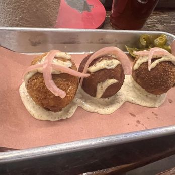 Blue Oak BBQ - Jalapeo Boudin Balls (3) - Barbeque Near Me - New Orleans, Louisiana