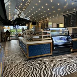 The Rambler Coffee - First view of the Cafe when entering from the motel lobby