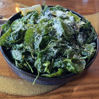 Geno’s Trattoria and Chophouse - Flash Fried Spinach - Italian Near Me - Waterloo, Illinois