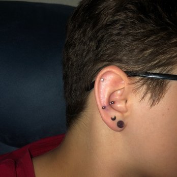 Lotus Tattoo - Helix, snug, double - Piercing Near Me - Hemet, California Lotus Tattoo - Helix, snug, double - Piercing Near Me - Hemet, California