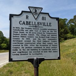 Cabellsville Historical Marker - Cabellsville Historical Marker