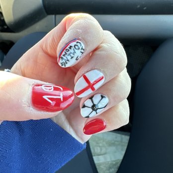 iFancy Nails Lounge & Spa - World Cup (soccer) nails from iFancy - Nail Salons Near Me - La Mesa, California