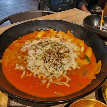BaBbi BaBbi Korean Kitchen - tteokbokki with cheese and ramen noodles - Korean Near Me - Orlando, Florida BaBbi BaBbi Korean Kitchen - tteokbokki with cheese and ramen noodles - Korean Near Me - Orlando, Florida