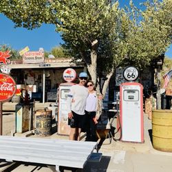 Hackberry General Store - Retro gas pumps