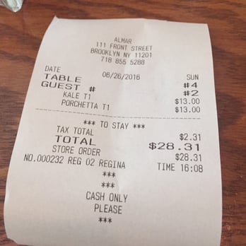 AlMar - The damage for two. - Italian Near Me - Brooklyn, New York AlMar - The damage for two. - Italian Near Me - Brooklyn, New York
