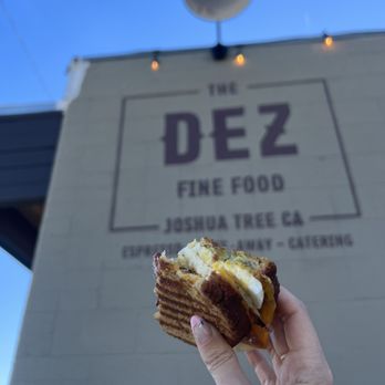 The Dez - Gluten Free Pesto Breakfast sandwich - Coffee & Tea Near Me - Joshua Tree, California