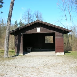 Kirgelspielplatz - Grillhütte Außenansicht