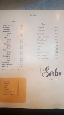 Menu photo 7 Sorbo Café San Juan, PR Menu photo 7 Sorbo Café San Juan, PR