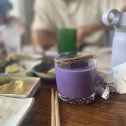 Ube horchata tini