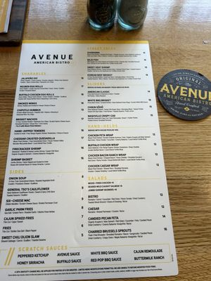 Menu photo 7 Avenue American Bistro Wayne, MI