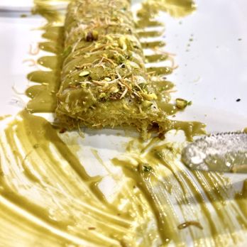Chocolate Drip - Pistachio Kadayif Crepe - Gelato Near Me - Richardson, Texas Chocolate Drip - Pistachio Kadayif Crepe - Gelato Near Me - Richardson, Texas