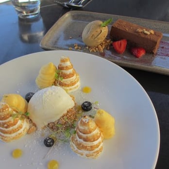 Amisfield Bistro - Two desserts - Bistros Near Me - Lake Hayes, OTA Amisfield Bistro - Two desserts - Bistros Near Me - Lake Hayes, OTA