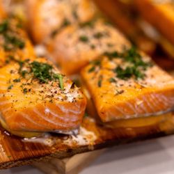 Chef Jenn Cooks - Cedar plank salmon
