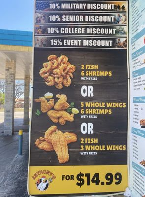 Menu photo 4 Anthony Fish & Chicken San Antonio, TX