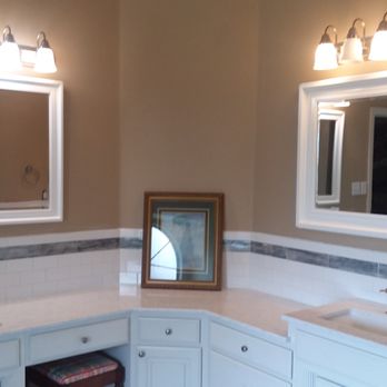 Metroplex Home Services - Bath, New Counter Top, Backsplash, Mirrors, Lights and Paint - Painters Near Me - Arlington, Texas Metroplex Home Services - Bath, New Counter Top, Backsplash, Mirrors, Lights and Paint - Painters Near Me - Arlington, Texas