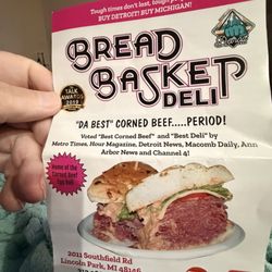 Bread Basket Deli - Menu