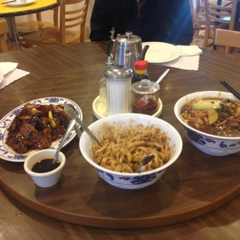 Shan Dong - Yu xiang eggplant (eggplant in spicy sauce), spicy meat sauce hand-cut noodles, spicy combo hand-cut noodle soup. - Chinese Near Me - Oakland, California