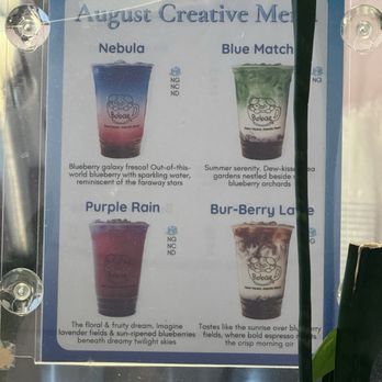 Bobae Coffee & Tea - Flavors of the month - Bubble Tea Near Me - Issaquah, Washington