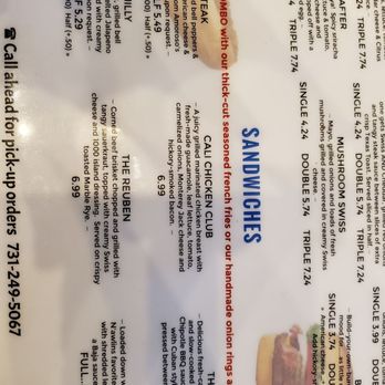 Baja Grill - Menu - Cheesesteaks Near Me - Lexington, Tennessee Baja Grill - Menu - Cheesesteaks Near Me - Lexington, Tennessee