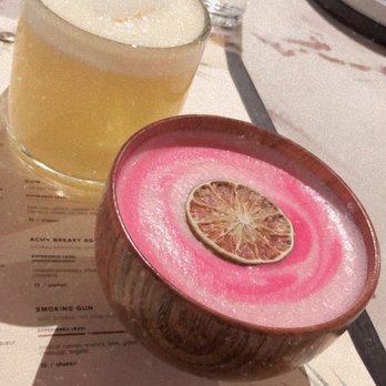Sotol Modern Cocktail Kitchen - Forbidden Dance with Mango && Corazon Bonita - Cocktail Bars Near Me - Gilbert, Arizona