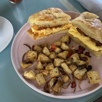 Aura Gardens - Tallow biscuit sandwich - Breakfast & Brunch Near Me - Carlsbad, California Aura Gardens - Tallow biscuit sandwich - Breakfast & Brunch Near Me - Carlsbad, California