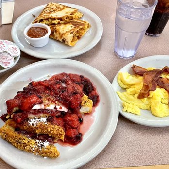 Pantry Restaurant - Breakfast Sandwich, Stuffed French Toast with scrambled eggs and bacon - Breakfast & Brunch Near Me - Santa Fe, New Mexico Pantry Restaurant - Breakfast Sandwich, Stuffed French Toast with scrambled eggs and bacon - Breakfast & Brunch Near Me - Santa Fe, New Mexico