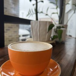 Cocohodo - Pistachio hot chocolate, with a shot of decaffeinated espresso