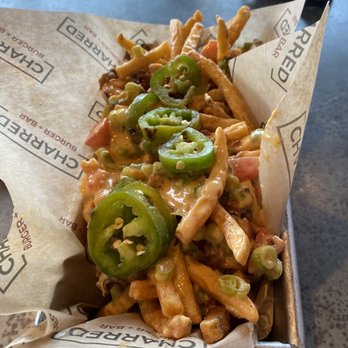 Charred Burger + Bar - Loaded fries - Burgers Near Me - Omaha, Nebraska Charred Burger + Bar - Loaded fries - Burgers Near Me - Omaha, Nebraska