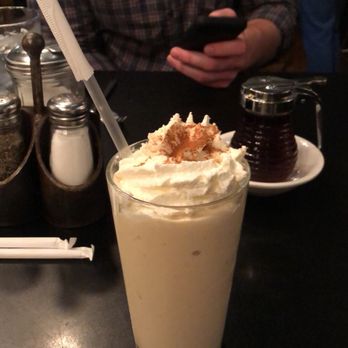 24 Diner - Roasted banana & toasted brown sugar milkshake. Wow! - Diners Near Me - Austin, Texas 24 Diner - Roasted banana & toasted brown sugar milkshake. Wow! - Diners Near Me - Austin, Texas