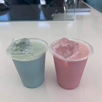 Druthers Coffee - Blue and rose iced cocoas! - Coffee & Tea Near Me - Stony Brook, New York