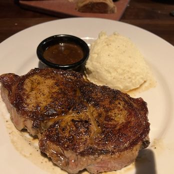 LongHorn Steakhouse - Ribeye and Mashed Potatoes - Steakhouses Near Me - Lutz, Florida