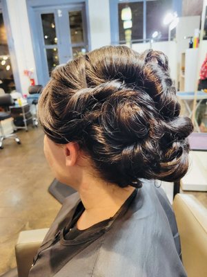 Hair Salon - We do all hair types, updos, wedding hair, cut and style, blowouts, and anyncolor you could dream of. We also do  makeup and more! Call to book your new look!