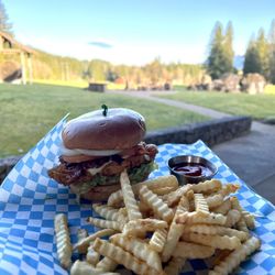 1966 Bar & Grill - Fried honey mustard chicken sandwich